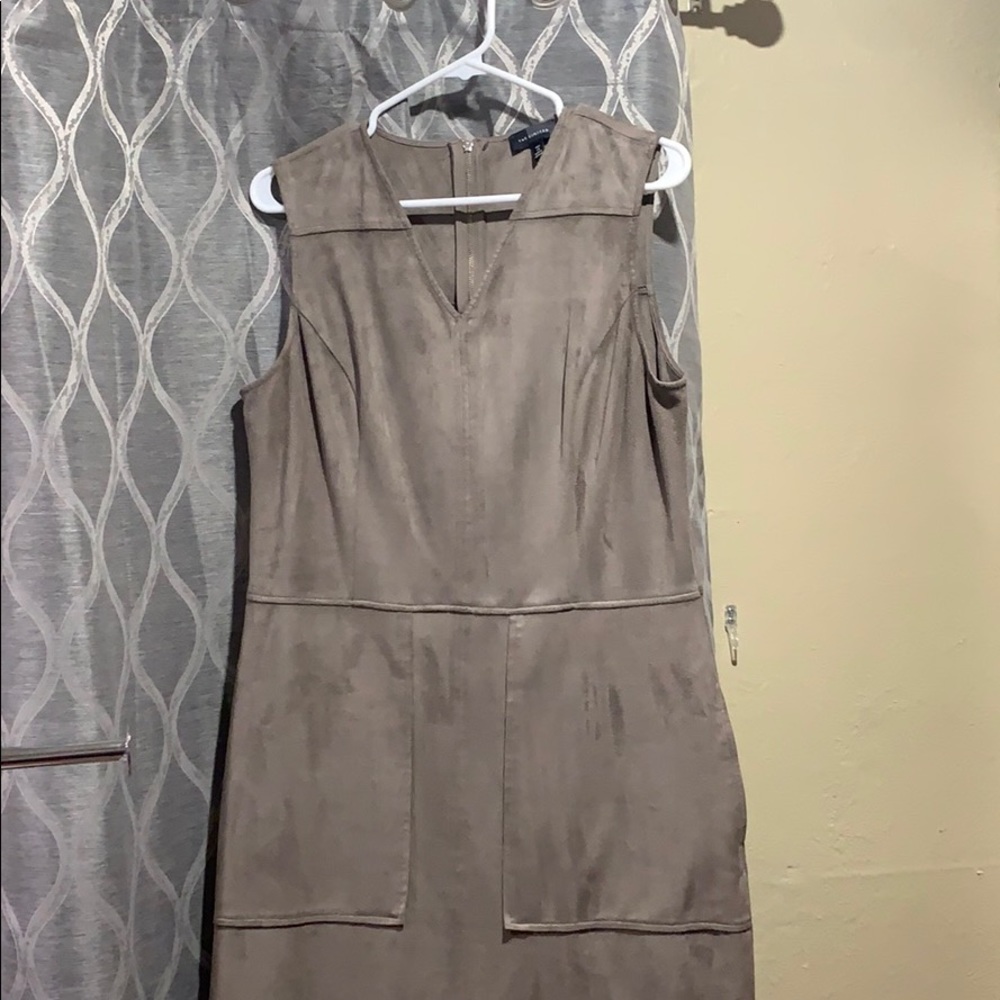 Mocha Suede Dress from The Limited